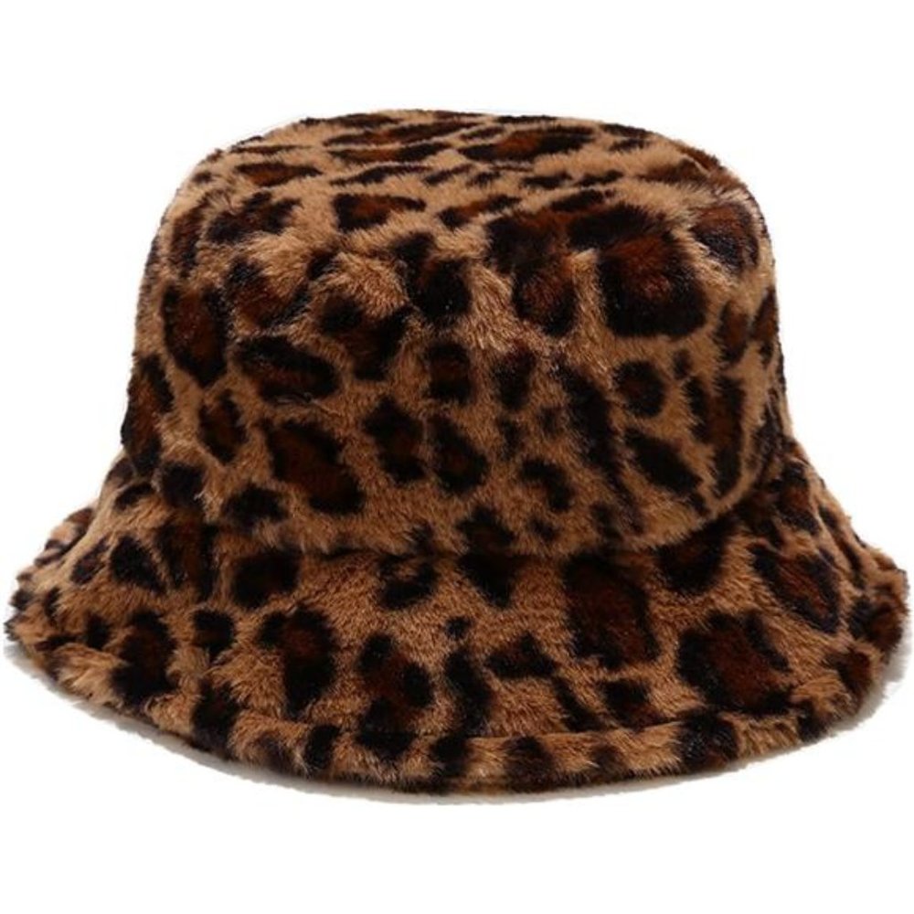 Women's Winter Faux Fur Fuzzy Warm Bucket Hat
